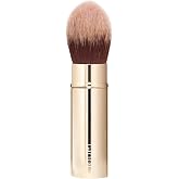 Jouer Essential Travel Complexion Brush - Cosmetic Makeup Brush - Travel Friendly - Soft Synthetic Bristles - Cruelty, Gluten &amp; Paraben Free - Vegan Friendly, Gold, 0.10625 pounds