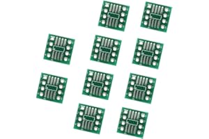 Bestol 10pcs SOIC-8 to DIP-8 Narrow PCB SMD Adapter to DIP SOP8