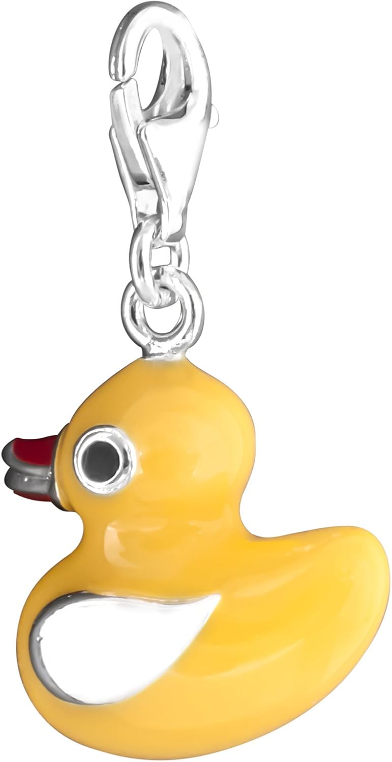 silver rubber duck