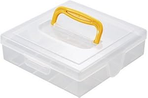 JapanBargain 3024, Japanese 6-inch Origami Folding Paper Case Box Storage Container for Craft Card stock Stamp Sewing Kit Too