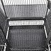 Topeakmart 61-inch Wrought Iron Selection Play Top Large Parrot Bird Cage, Blackthumb 2