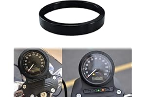 YHMTIVTU Motorcycle Speedometer Trim Ring Fit for Harley Sportster XL1200 XL Iron883 Dyna Low Rider Street Bob