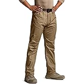 CQR Men's Flex Stretch Tactical Pants, Water Resistant Ripstop Cargo Pants, Lightweight EDC Outdoor Work Hiking Pants
