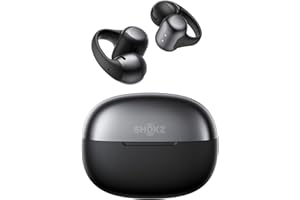 SHOKZ OpenDots ONE-Open-Ear Headphones, Clip-On Earbuds-Wireless Bluetooth Earbuds with Microphone-Secure, Lightweight, Comfort-Premium Dolby Audio-Water Resistant-Fast Charging-Up to 40 hrs Playtime