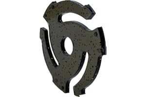 Turntable 45 Adapter – Vinyl Record Centre Insert, Audio Accessory For Players | Durable Spindle Adapter, Replacement Insert 