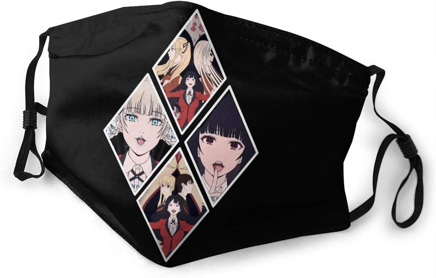 Anime_Kakegurui Yumeko and Kirari Adult Dustproof and Windproof Mask