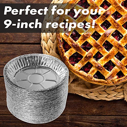 3 Premium+Aluminum+Disposable+Plates+Quiche