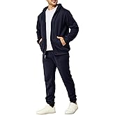 Mens Sweatsuits 2 Piece Casual Full Zip Tracksuits Zip Up Hoodie and Sweatpants Set Athletic Sweat Suits