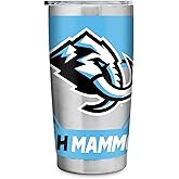 Rico Industries NHL Hockey Utah Mammoth Standard 20oz Stainless Steel Tumbler with Lid - Great For Coffee, Tea, Water or Cocktails