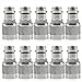 Areyourshop 10Pcs Adapter BNC Female Jack to TNC Male Plug Connector Straight F/M