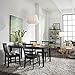 Homestyles Arts & Crafts Dining Table, Black
