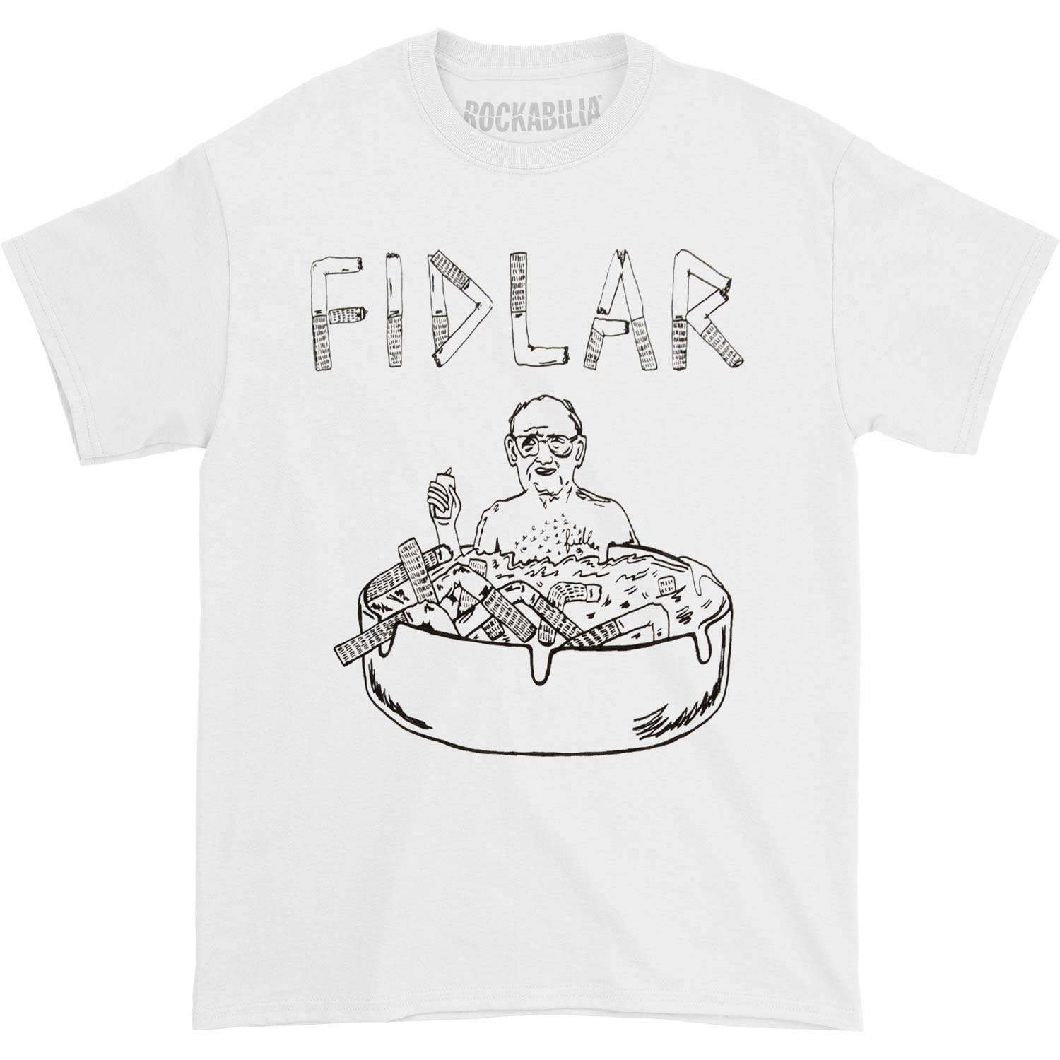 Fidlar Men's Ashtray T-Shirt White
