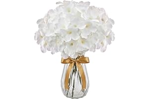 2PCS Hydrangea Artificial Flowers Ivory