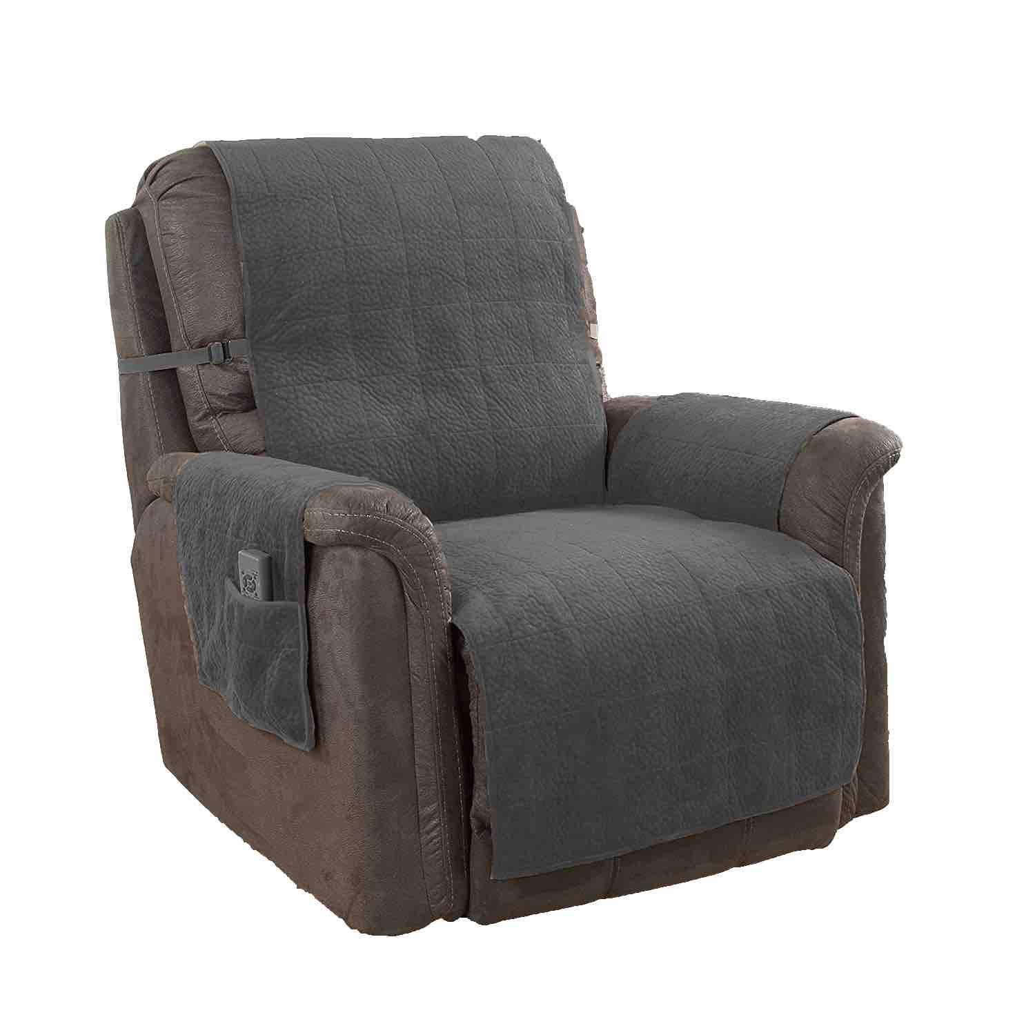Best grey suede chair covers