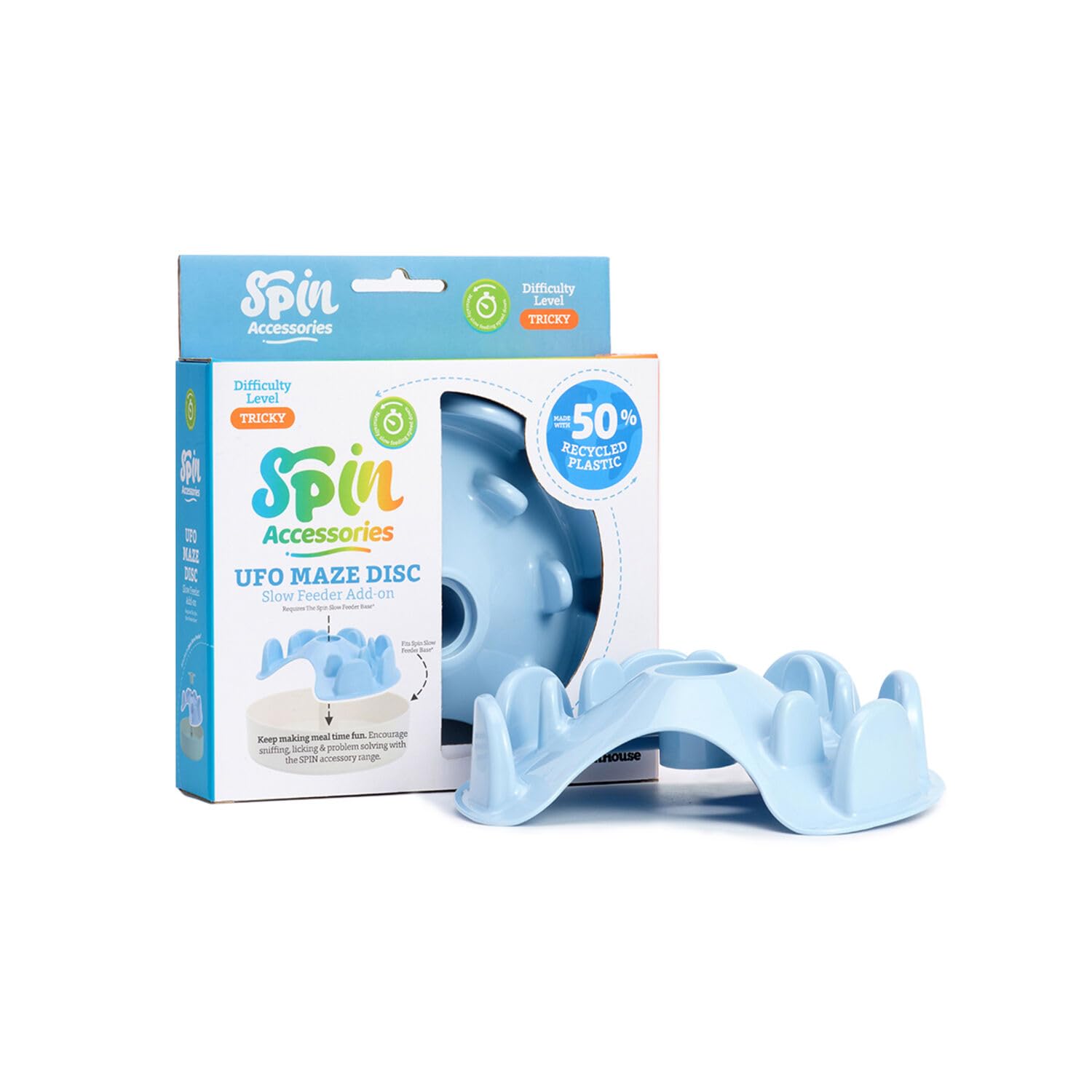 PetDreamHouse SPIN Accessories (Spare Parts, Lv 3 UFO Maze Baby Blue) — image 1