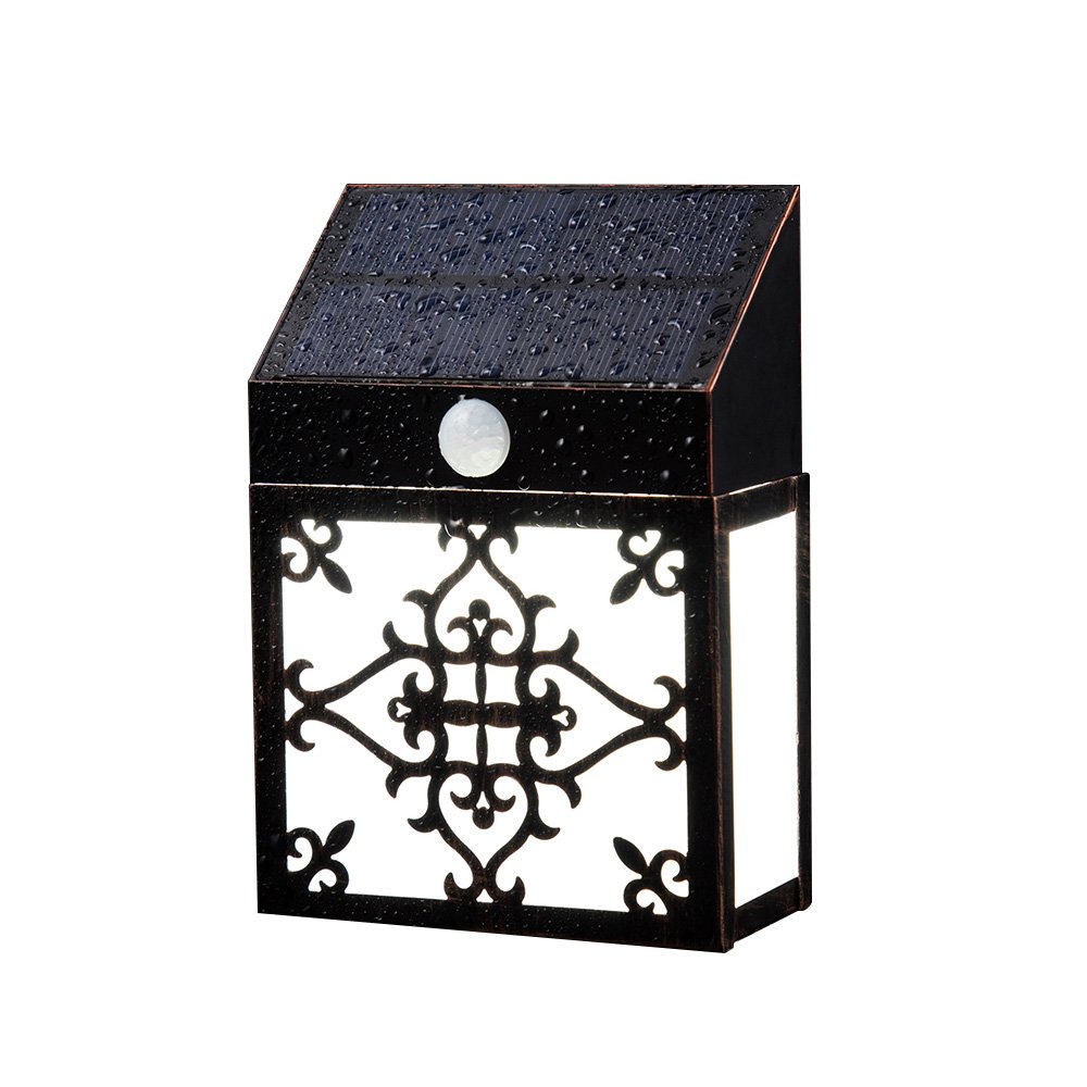 Luces Solares de Pared 16LED, Iluminación Solar Exterior Impermeable