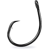Mustad UltraPoint Demon Wide Gap Perfect In-Line Circle 1 Extra Fine Wire Hook | For Catfish, Carp, Bluegill to Tuna | Saltwa