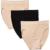 Wacoal Women's B-Smooth 3 Pre-Pack Hi-Cut Brief Pant