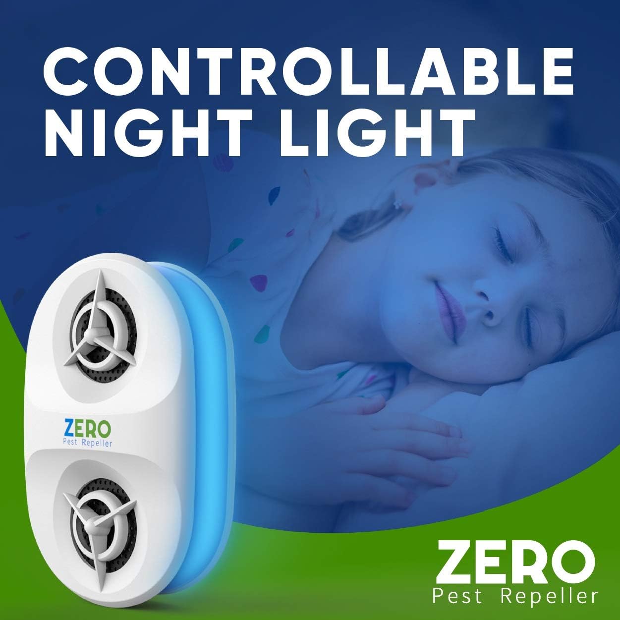ZEROPEST Ultrasonic Pest Repeller Plug in Electronic Pest Defender Repellent Pest Control Reject Devices for Rat Mosquito Mice Spider Ant Roaches Bugs Flea Insect : Garden & Outdoor