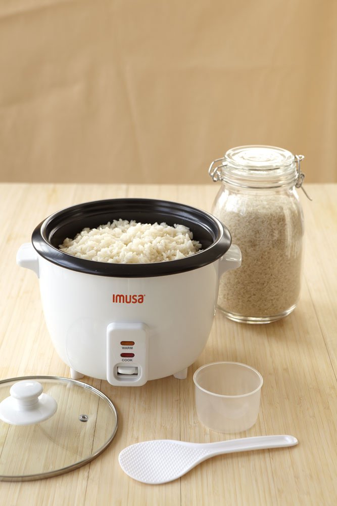 IMUSA USA GAU00013 Electric Nonstick Rice Cooker 8Cup (Uncooked) 16