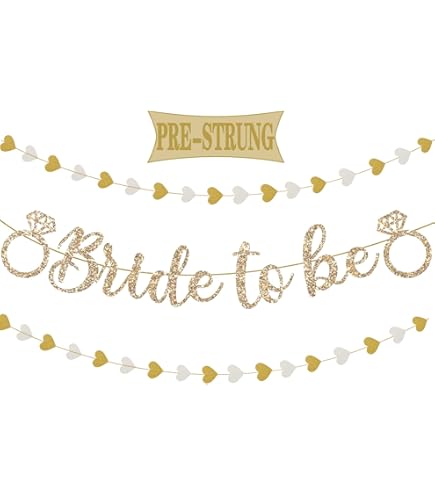 Bride To Be Banner, Hen Party Decoration, Rose Gold Hen