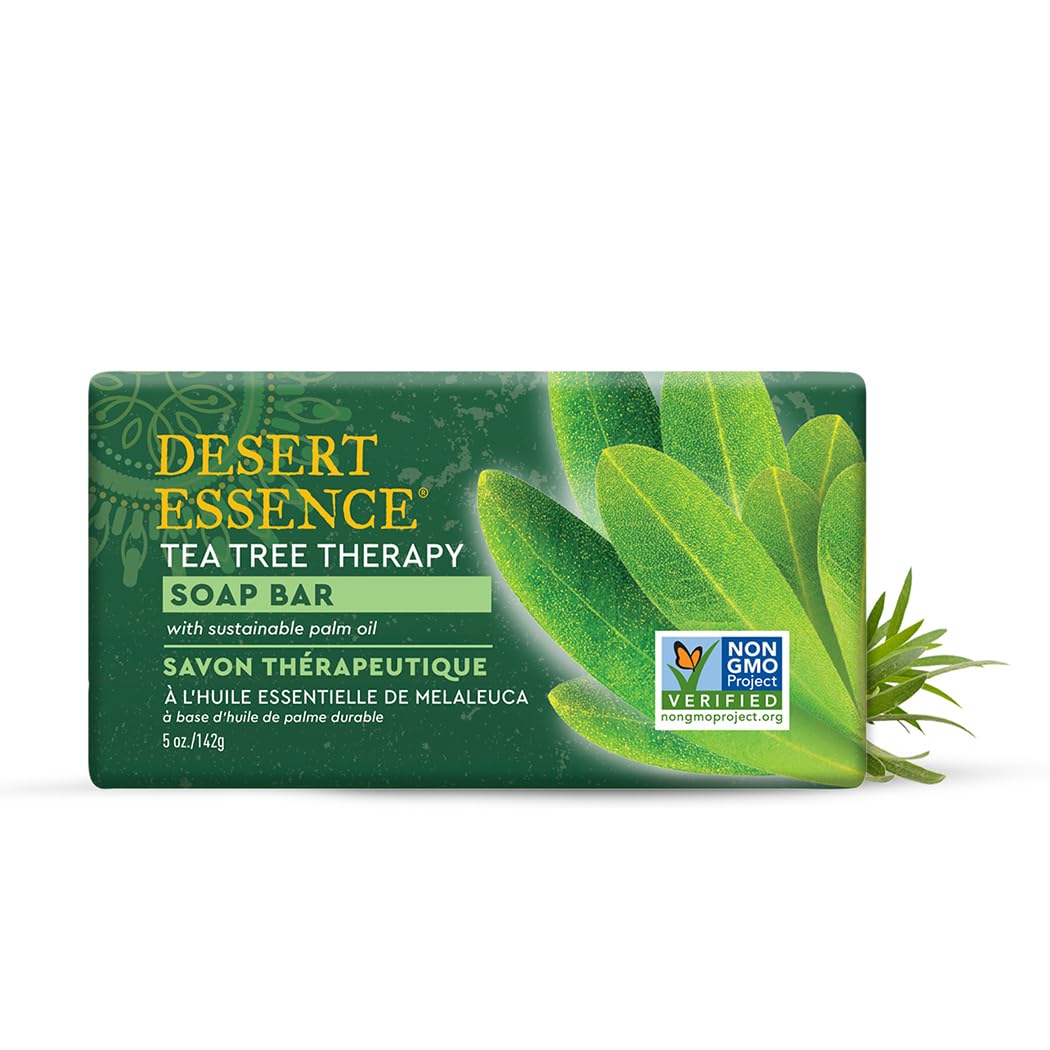 Desert Essence Organic Tea Tree Bar Soap - 5 Oz