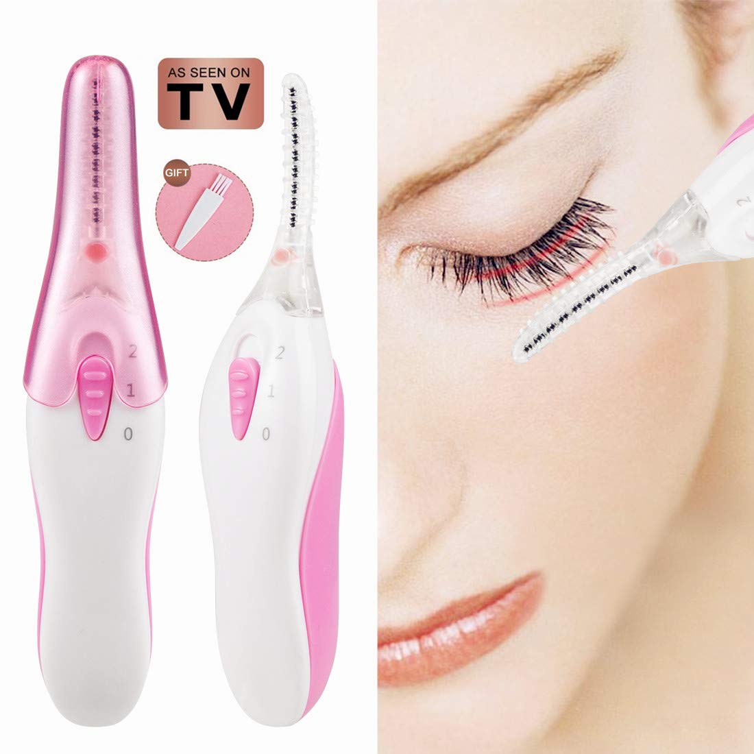 Heated Eyelash Curler Electric Upgraded Portable Battery