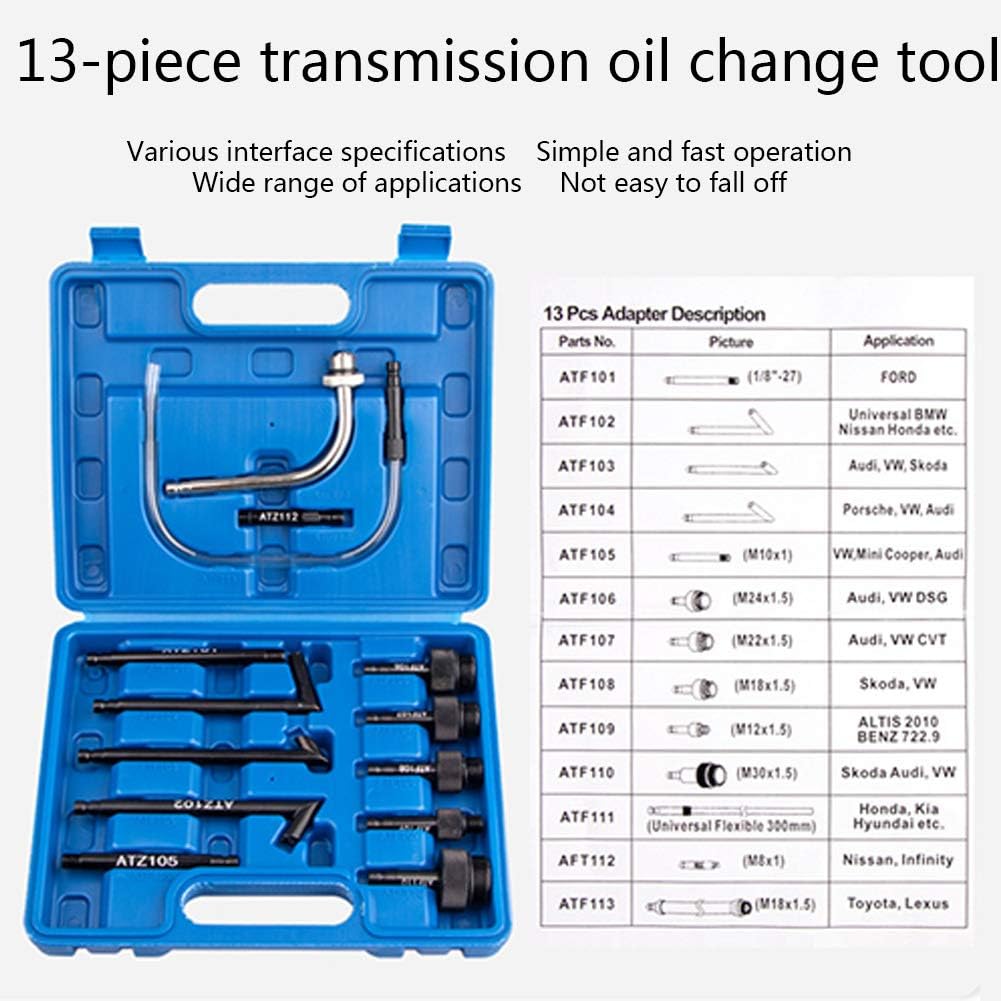 Cicony 13Pcs Transmission Oil Filling Adapter Set for Ford VW, Audi Vehicles - Image 4