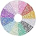 13000 Pieces Nail Rhinestones Kit Nail Rhinestones Nail Studs Half Pearl Horse Eye Rhinestones in 6 Boxes with Pick Up Tweezers and 2 cs Rhinestones Picking Pen for Nail Craft DIY
