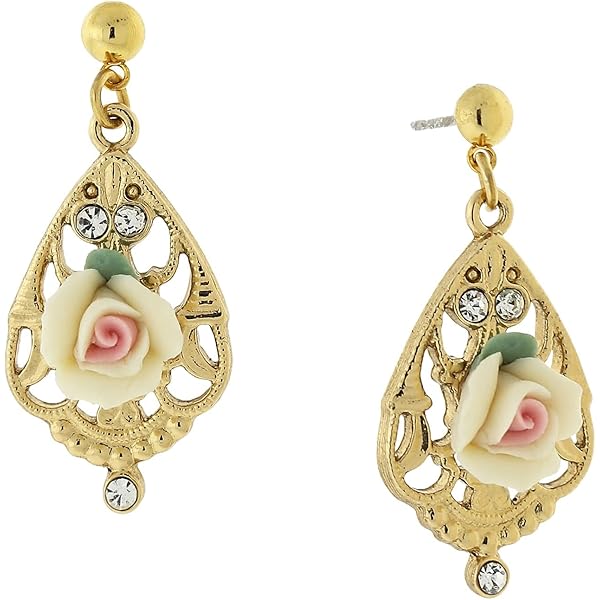Amazon.com: 1928 Jewelry Women's Gold Tone Lilac Blue