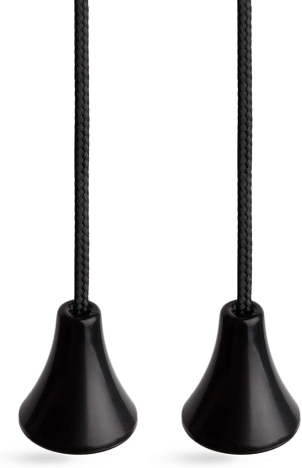 Bathroom Light Pull Cord String, Contemporary Black Cord, Connector and