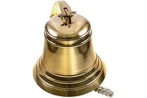 8 Nautical Brass Ship Bell - Maritime Dinner Bells by RedSkyTrader