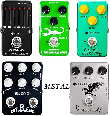 Heavy Metal Pedal For Electric Guitar - Amazon Com Joyo Pedals For Heavy Metal Electric Guitar Effects Recommended Budget Pedal 5pcs In Bundle Musical Instruments