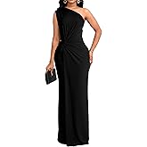 SxClub Formal Dress for Women Cocktail Sexy Bodycon Sleeveless Evening Party Floor Length Long Prom Dresses