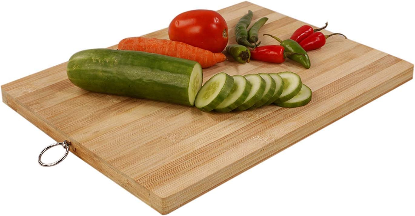 Jiyan Enterprise JN-STORE's Wooden Kitchen Chopping/Cutting/Slicing Board with Holder for Fruit and Vegetables , 30 X 20 cm