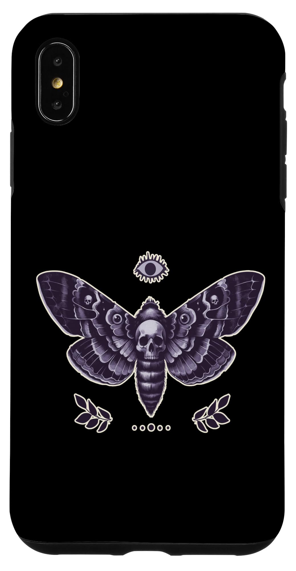 iPhone XS Max Death Head Moth Case