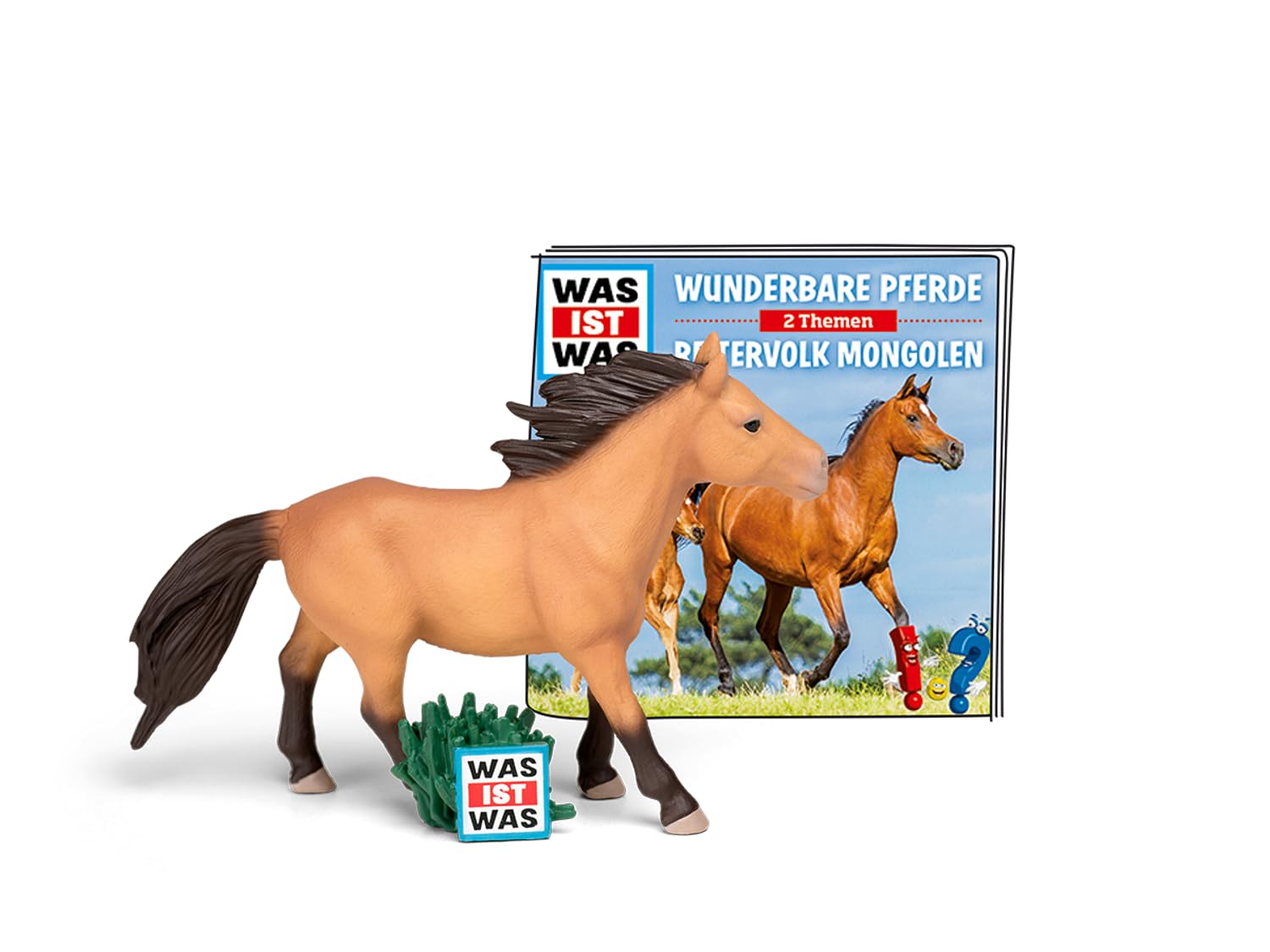 tonies Audio Figures for Toniebox, What IS What - Wonderful Horses/Riding Volk Mongolen, Knowledge Audio Play for Children from 6 Years, Playing Time Approx. 79 Minutes