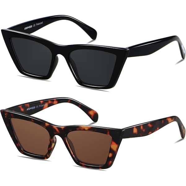 ✨Women\'s Brown Small Cateye Sunglasses Fashion Narrow Trendy Rectangle Sunnies Popular Small Narrow Cat Eye Sunglasses Women Men main image 4