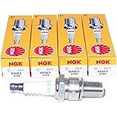 NGK 3194 BR9ES Spark Plug Plugs Boat Motorcycle ATV UTV Car Truck SUV (4 Pack)
