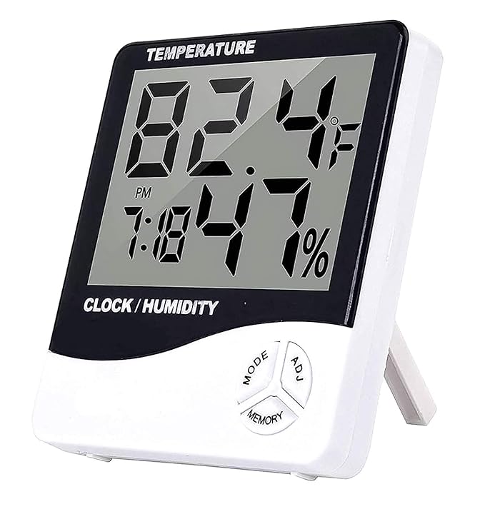 Buy MPOLO Room Lab Digital Thermometer with Humidity Incubator Meter