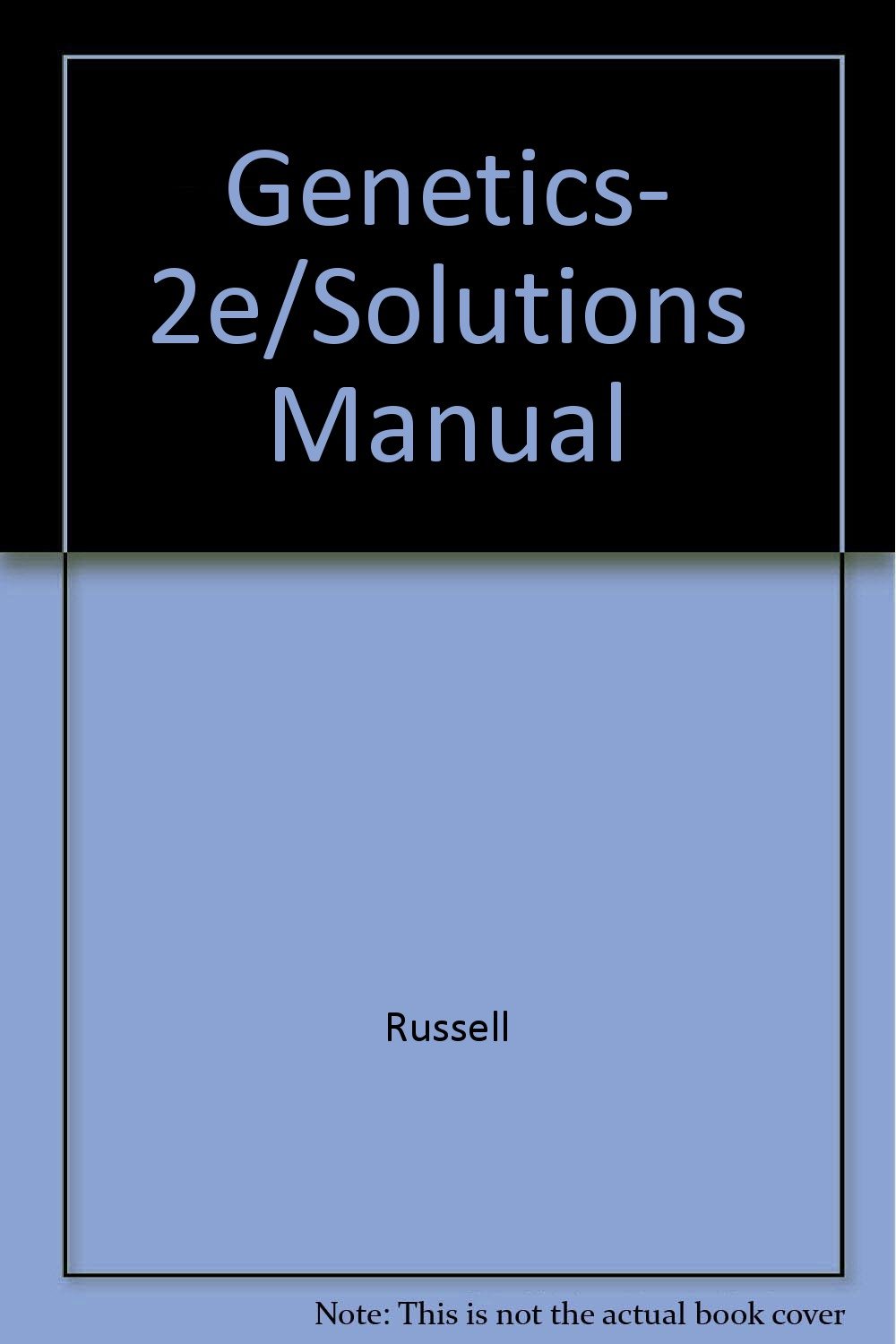 genetics 2e solutions manual russell 9780673494993 amazon com books rh  amazon com
