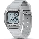 Beeasy Kids Watch for Ages 3-15 Boys Girls, 50M Waterproof Silicone Sports Watch with Alarm & Stopwatch - Durable LED Backlight Kids Digital Watch for School, Swimming, and Outdoor Play, Ideal Kids Gift