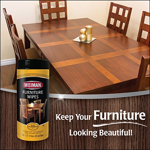 4 Weiman+Wood+Cleaner+Polish+Wipes