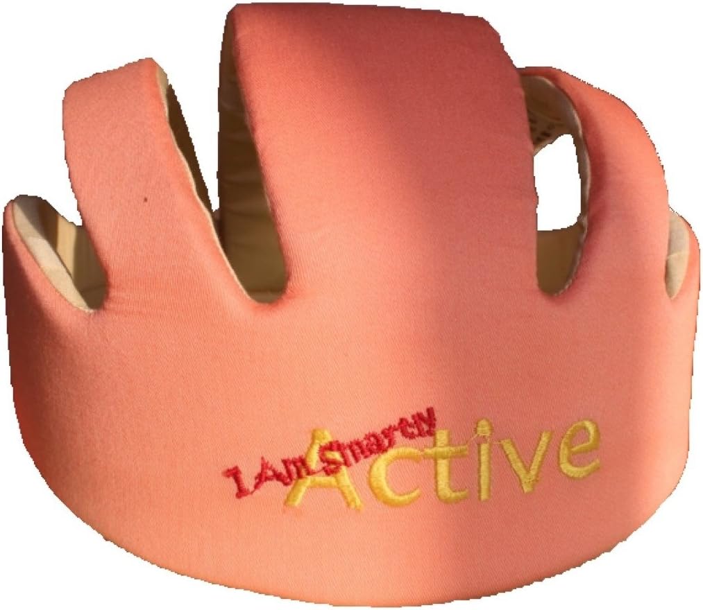 Infant Baby Toddler Safety Head Protection Helmet - Sport Design - Packed in Gift Box (Salmon 2)