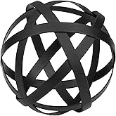 Everydecor Metal Decorative Sphere for Home Decor - Decorative Balls for Shelves, Centerpiece Bowls, Bookshelf - Decoration O