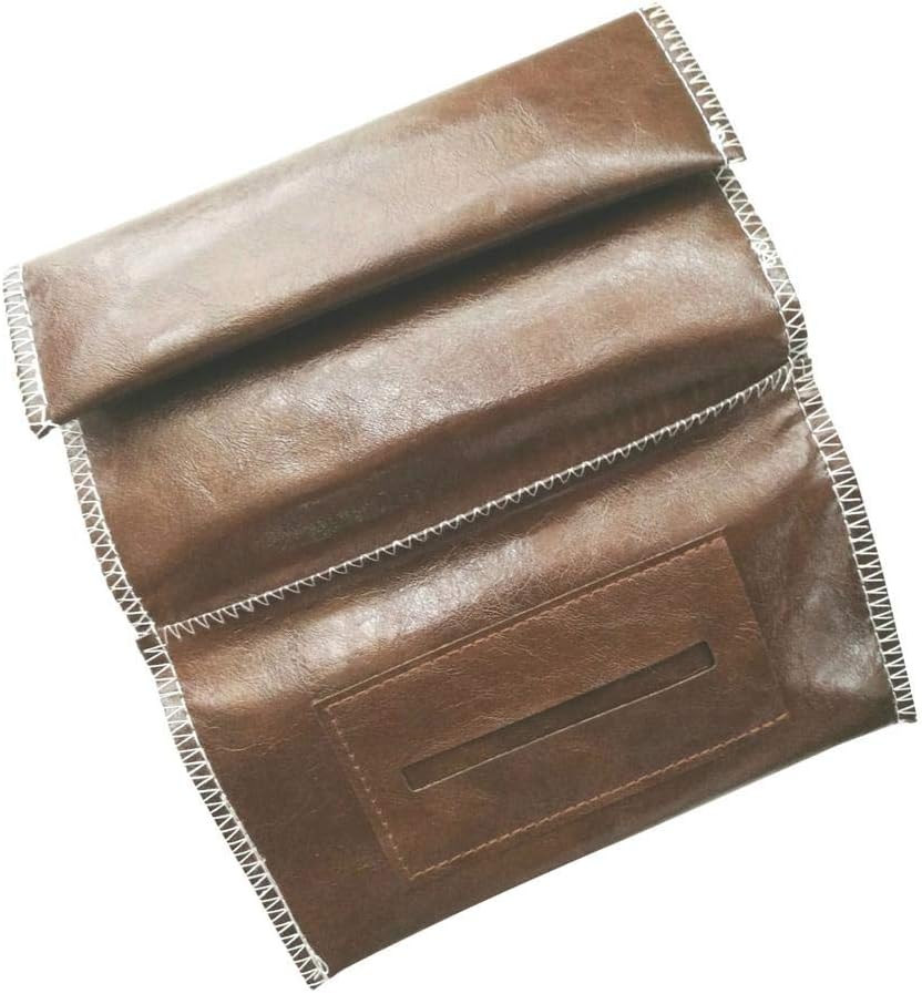 isilky 1 PCS PU Leather Tobacco Pouch Bag Rolling Paper Bag Humidor