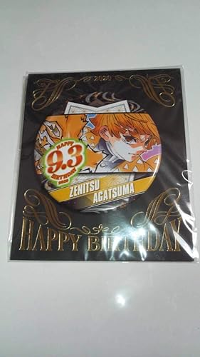Amazon Co Jp 我妻善逸 バースデー缶バッジ 鬼滅の刃 ジャンプショップ 年 9月3日 誕生日 缶バッジ あがつまぜんいつ 聴覚 ホビー 通販