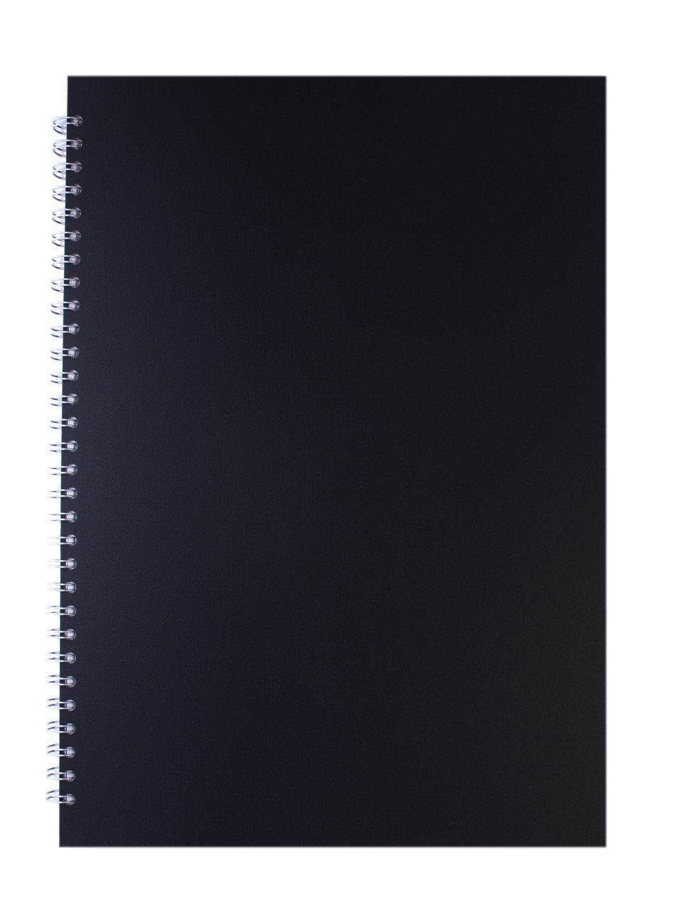 Pink Pig A3 Portrait Sketchbook | White Cartridge, 35 Leaves | Black