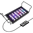 hygger 0.5-3 Gallon Small Aquarium LED Light for Fish Tank Full Spectrum Lighting with 24/7 Day-Night Cycle & Auto On/Off Timer, Adjustable Brightness, 7 Colors Options, Extendable Bracket Plant Light