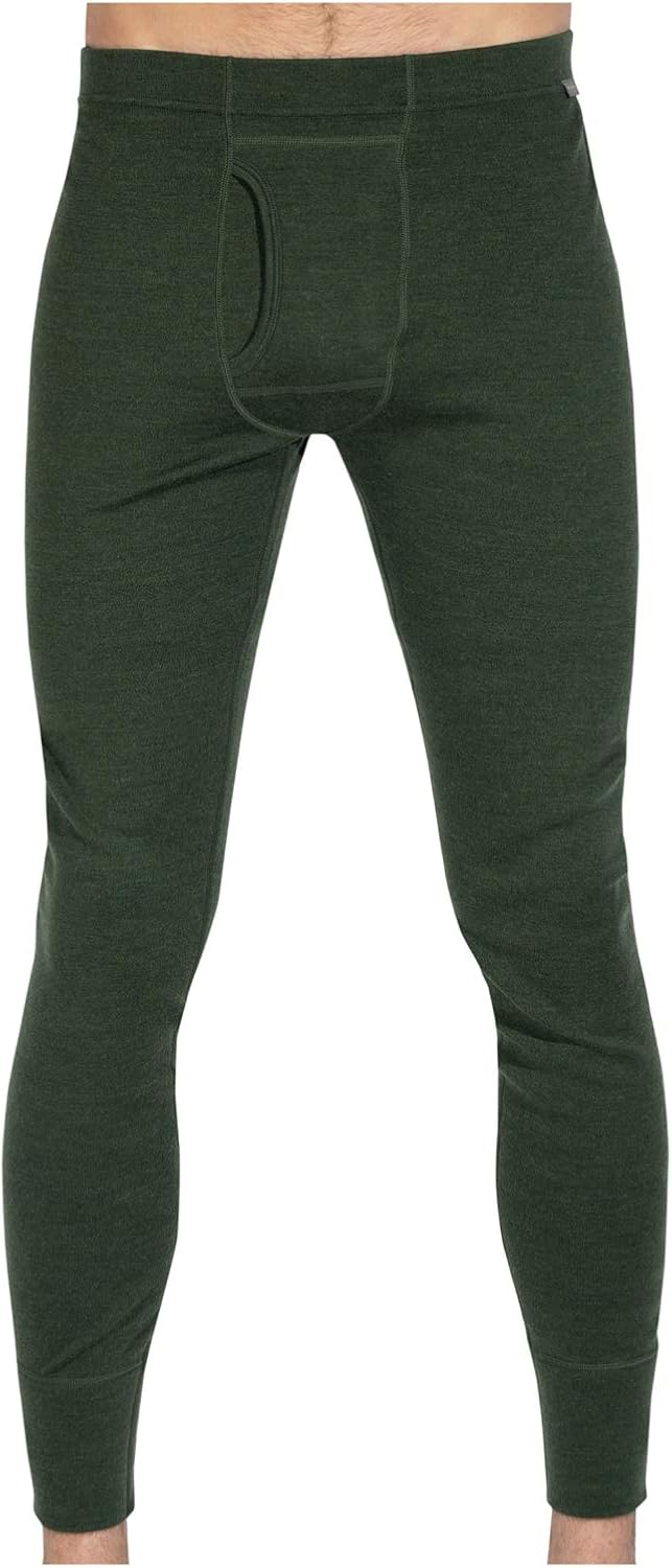 MERIWOOL Mens Base Layer 100% Merino Wool Heavyweight 400g Thermal Pants: Clothing